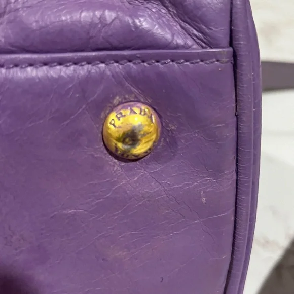 Prada 2 way Lavender Shoulder Bag - Picture 6 of 15